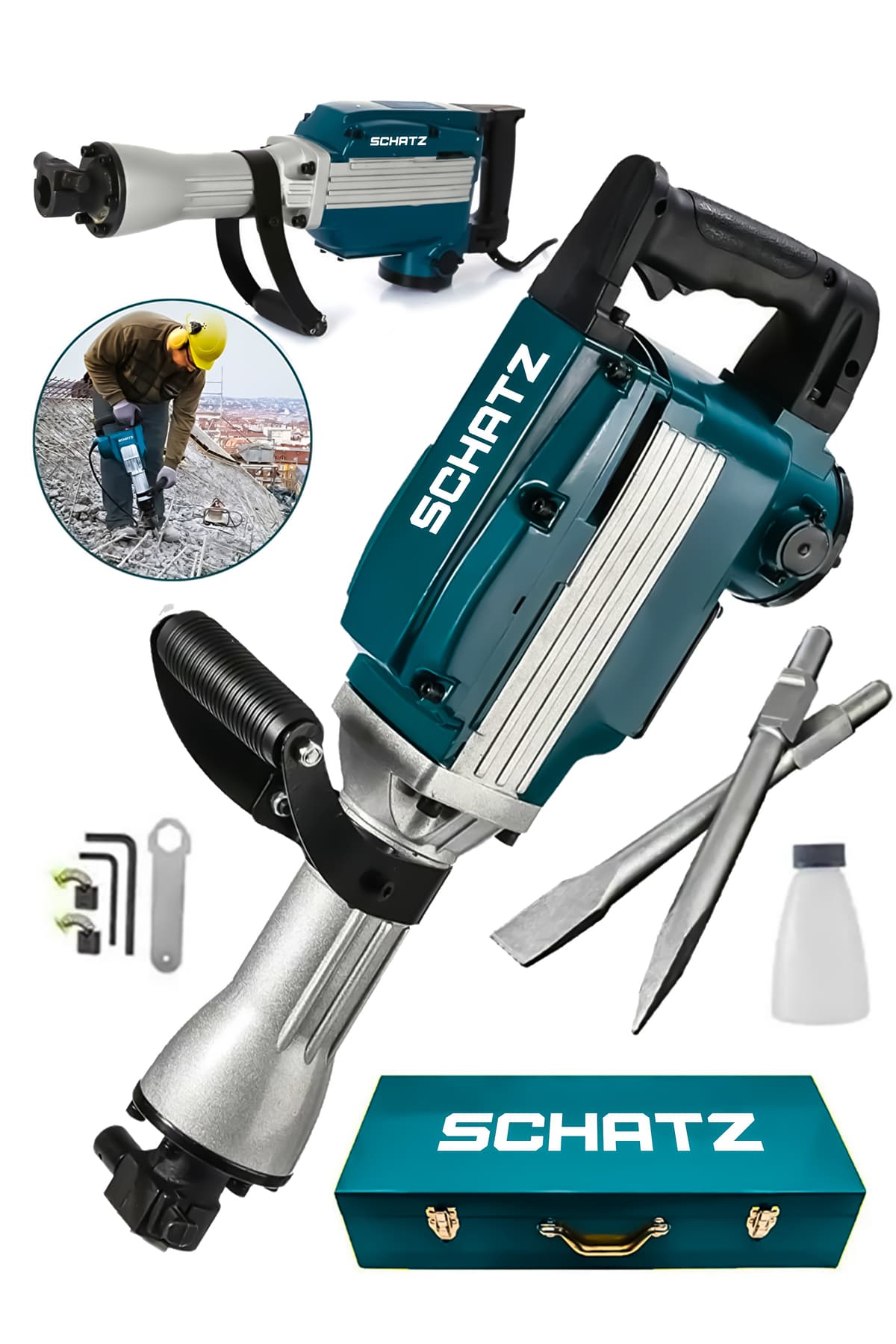 1800w Darbeli 16 Kg Kırıcı Hilti Büyük Tip SC99524M