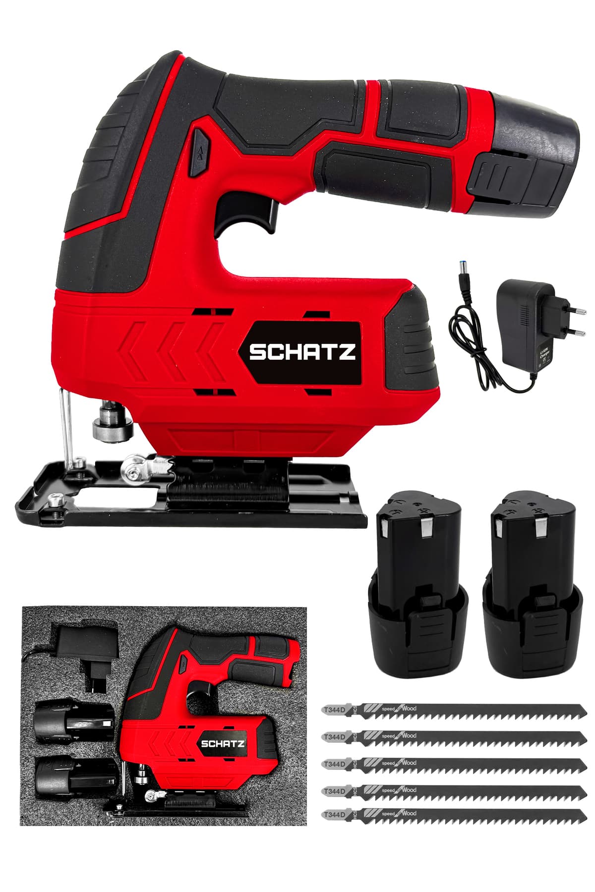 12V Çift Akülü Şarjlı Dekupaj Testere Makinesi K151418