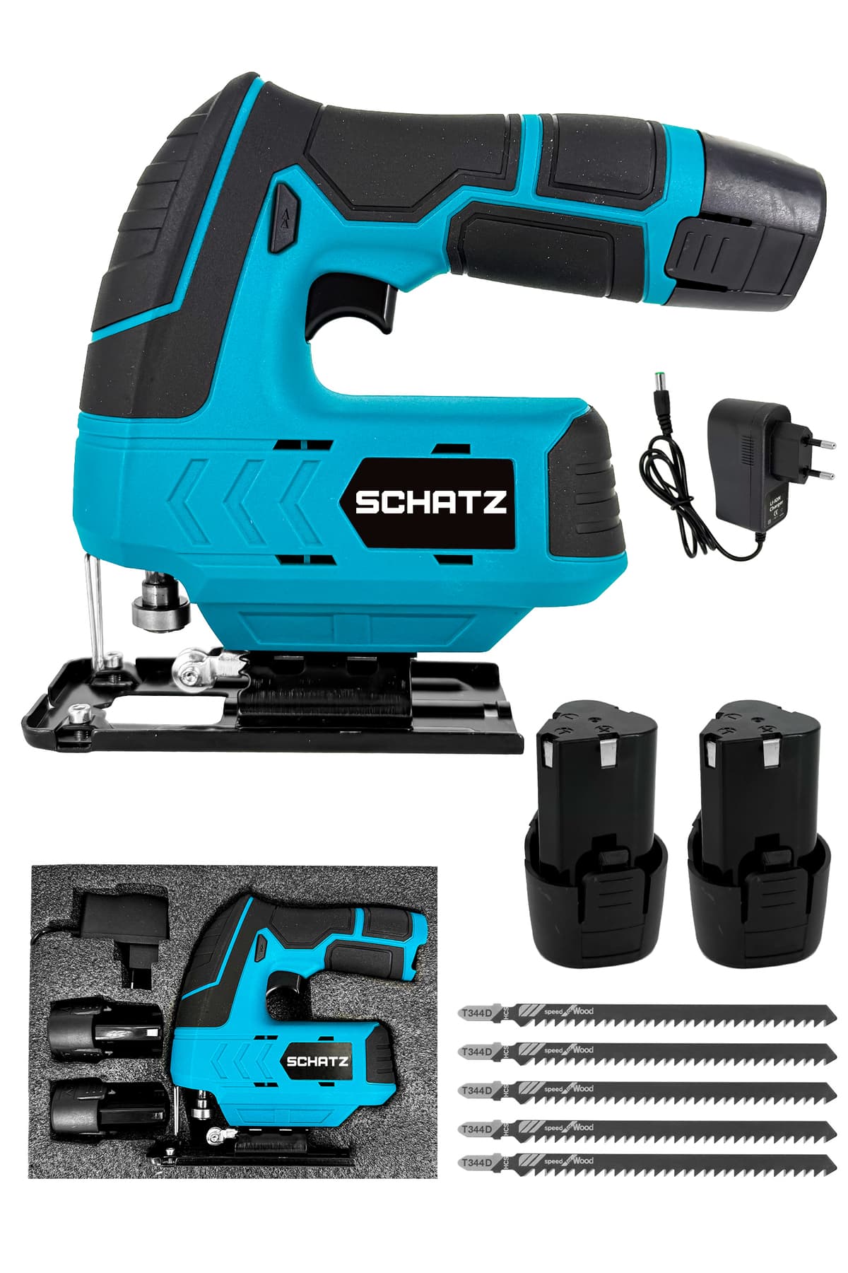 12V Çift Akülü Şarjlı Dekupaj Testere Makinesi M151419
