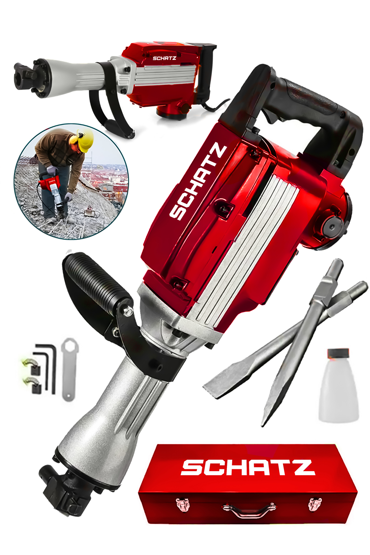 1800w Darbeli 16 Kg Kırıcı Hilti Büyük Tip SC99525K ürün görseli